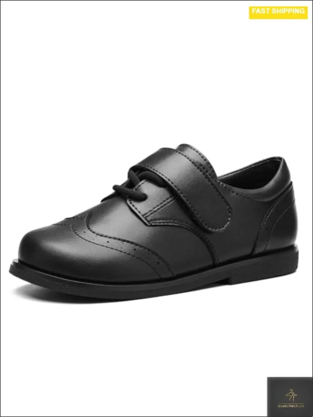 Toddler Boy Girl Dress Shoes Comfortable Wingtip Oxfords Wide Toe Flats